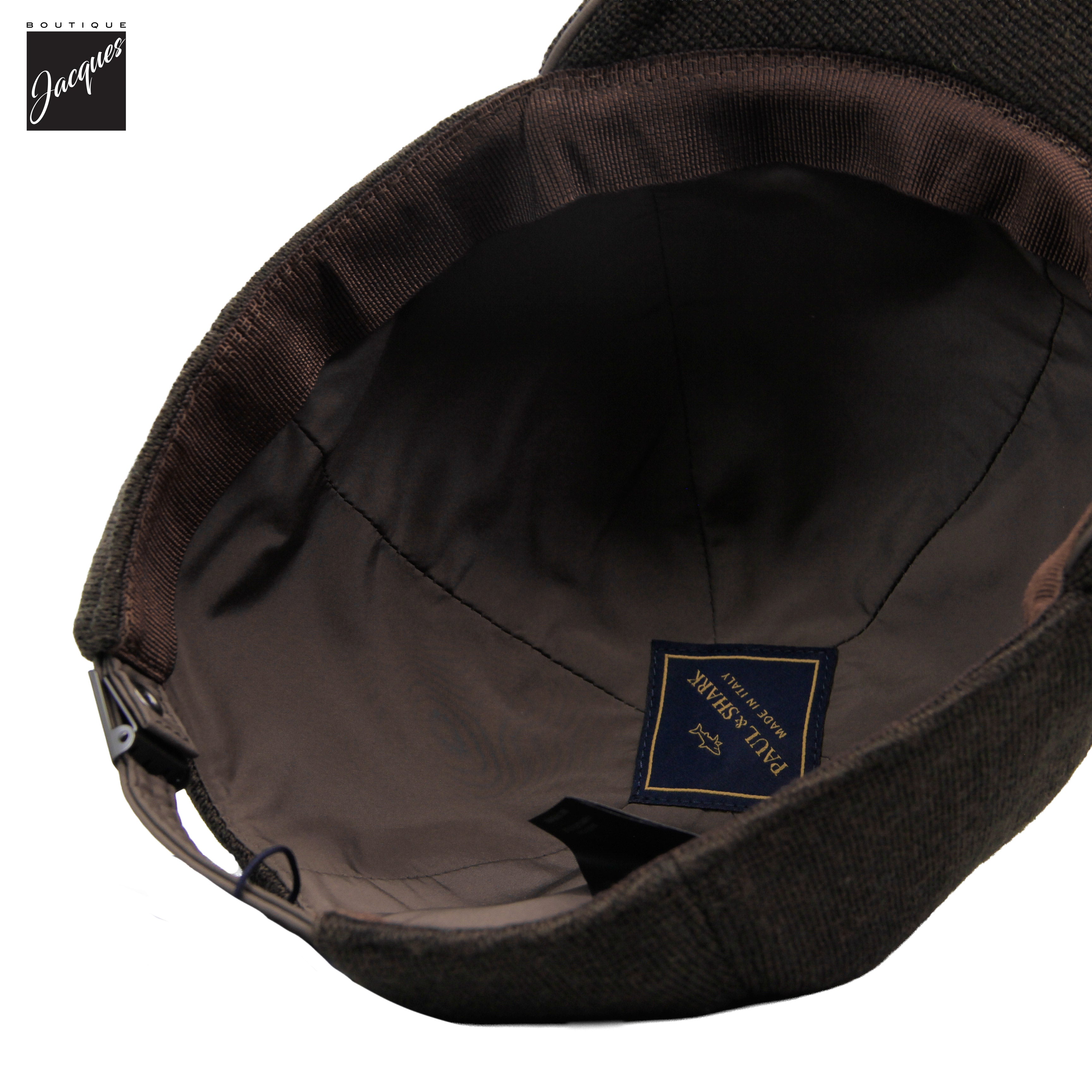 Brown Wool Knitted Baseball Cap - Paul & Shark