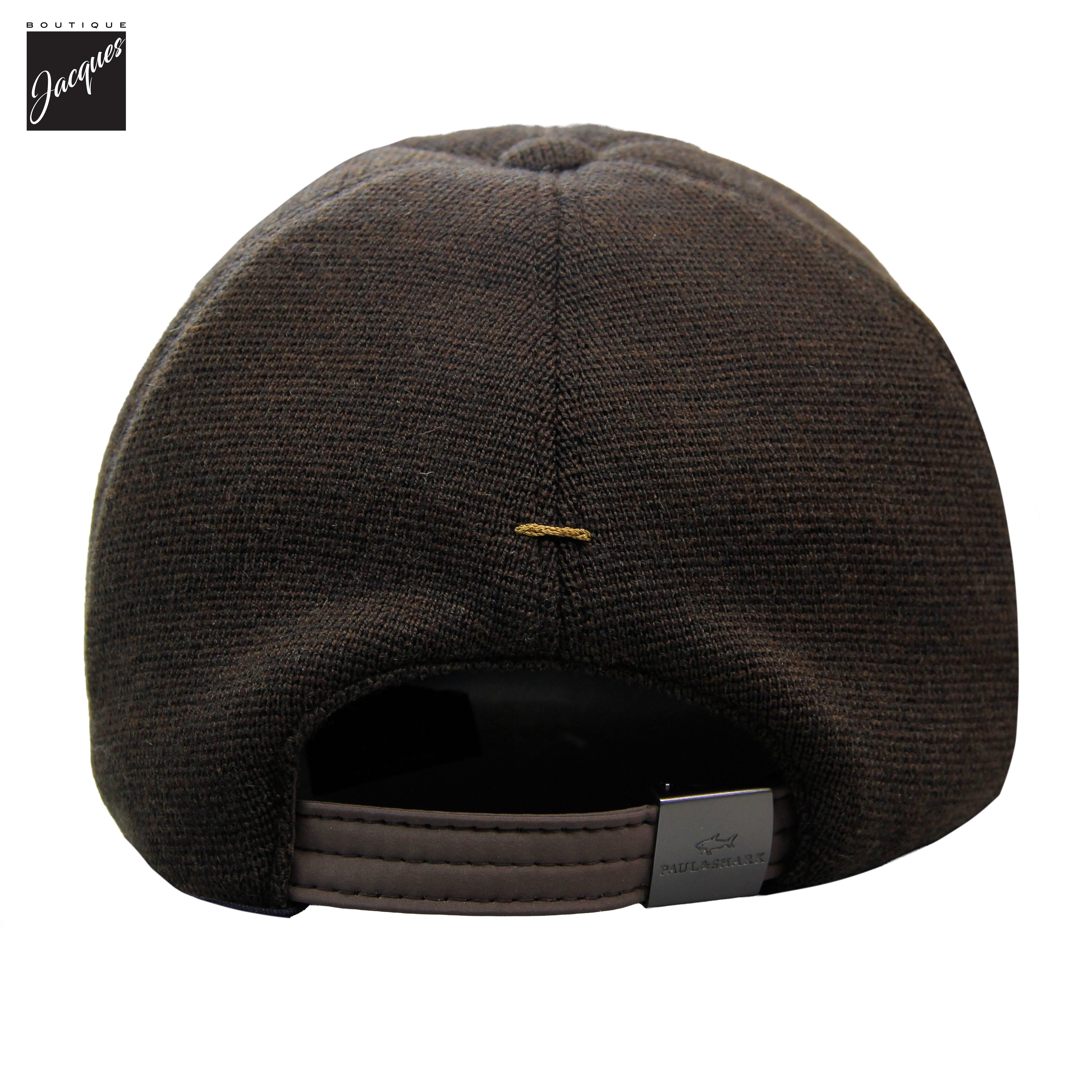 Brown Wool Knitted Baseball Cap - Paul & Shark