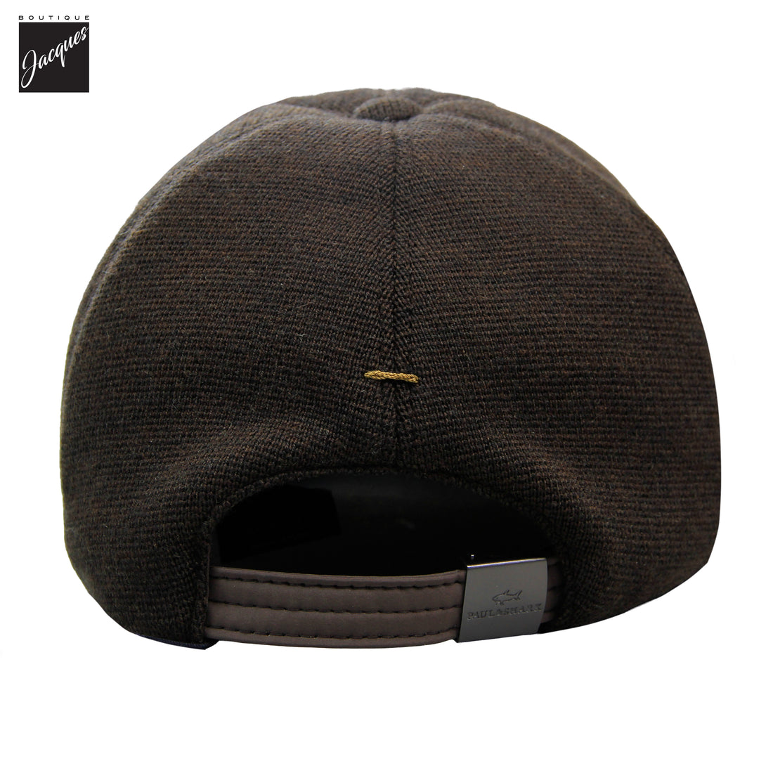 Brown Wool Knitted Baseball Cap - Paul & Shark