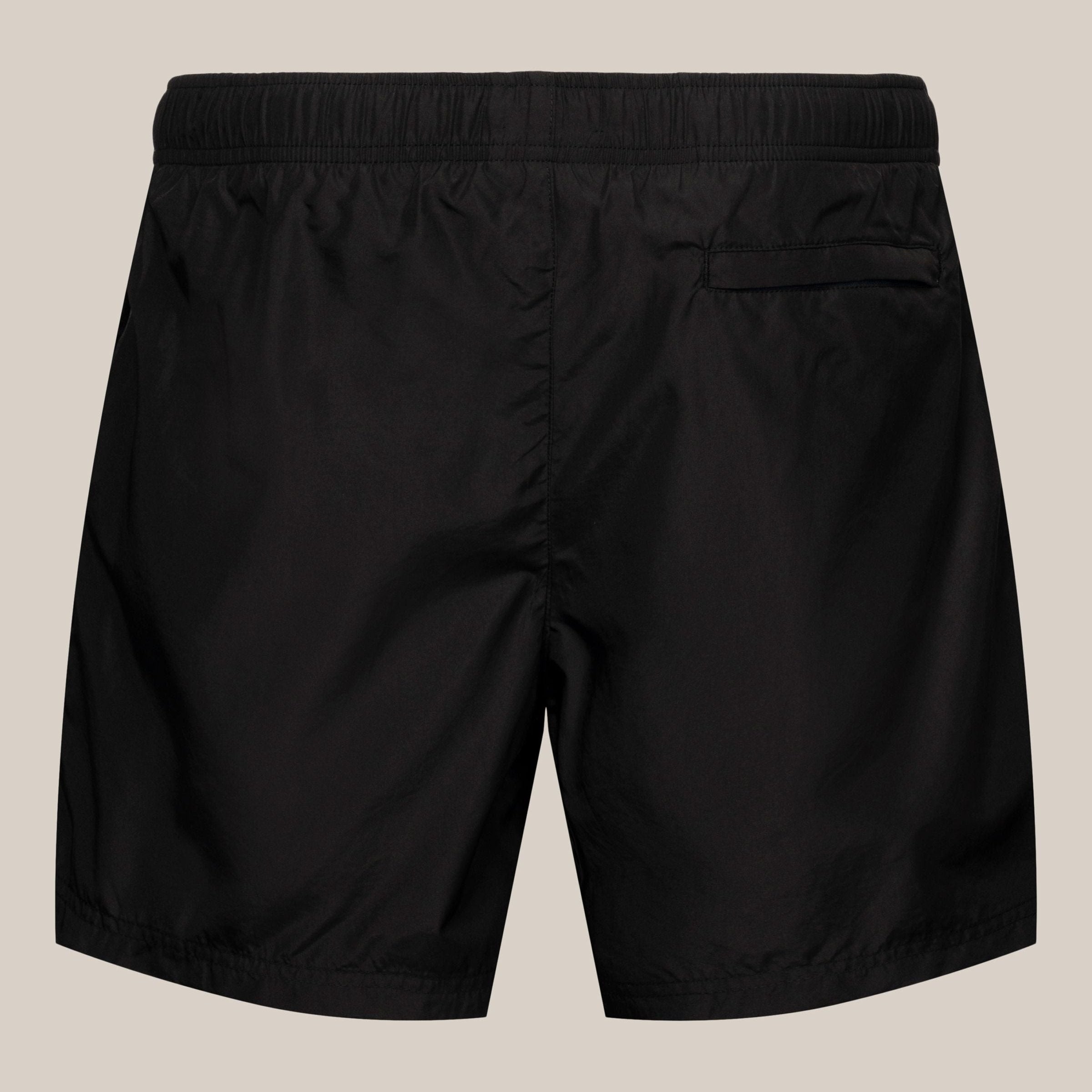 Black Solid Swimming Shorts - ETON
