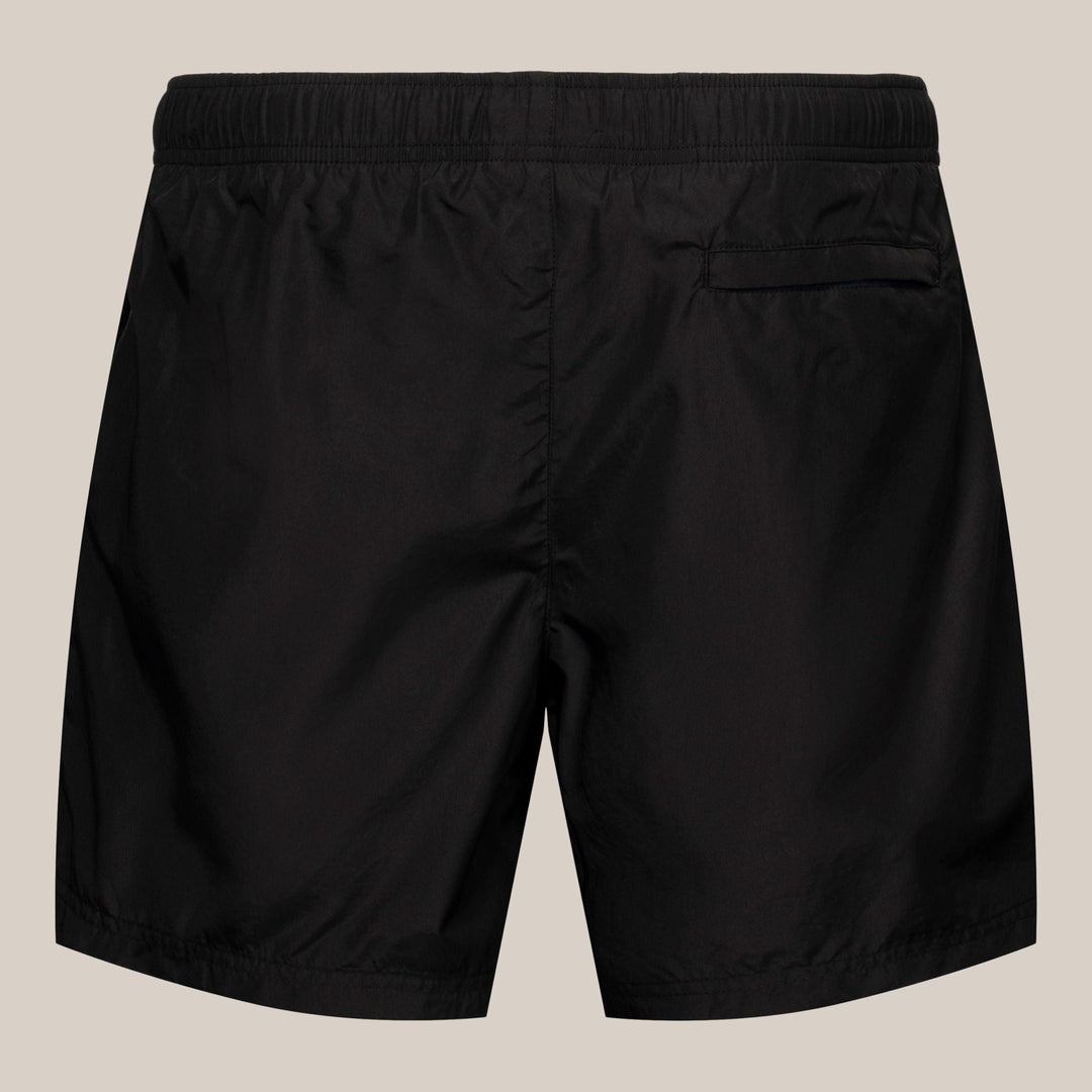 Black Solid Swimming Shorts - ETON