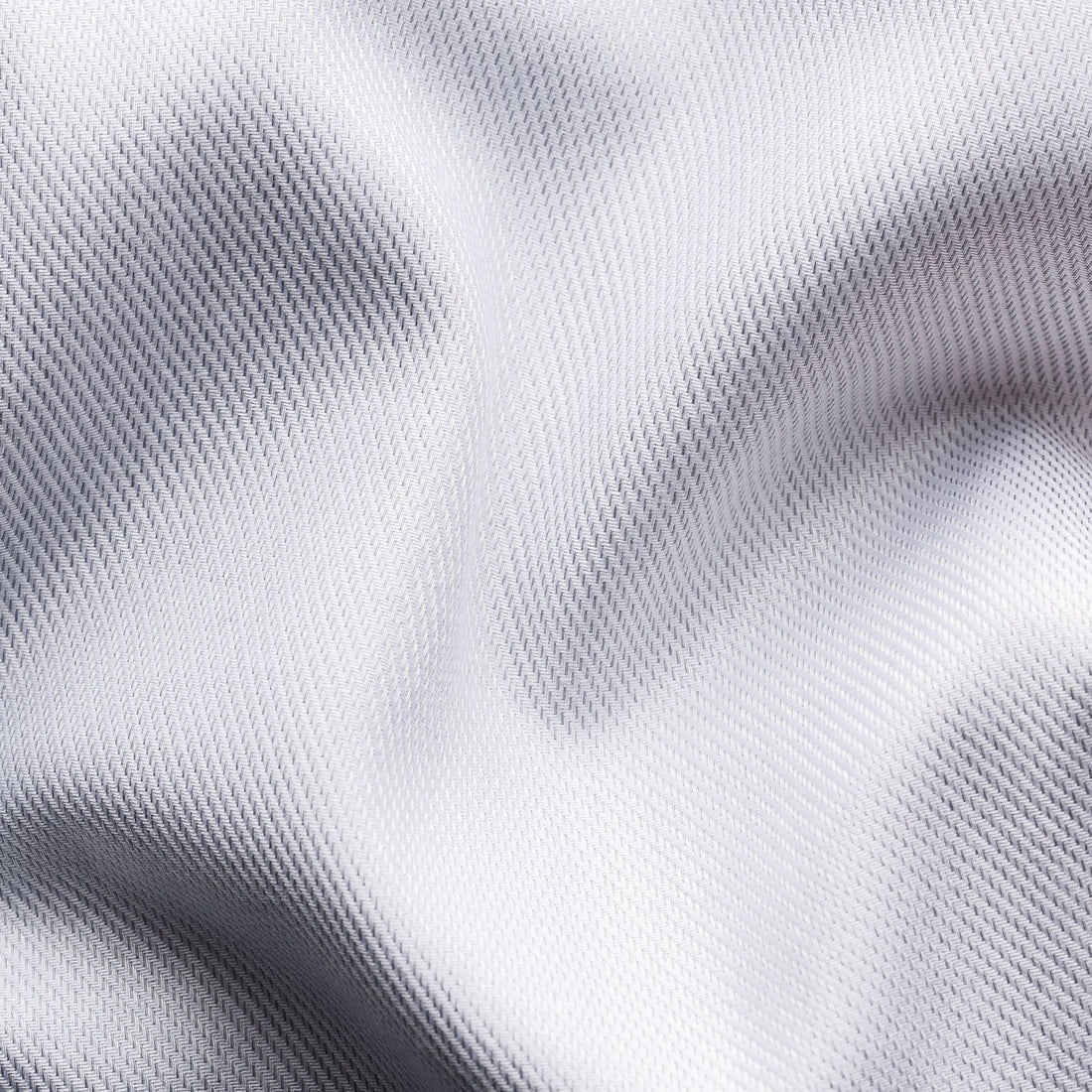 Light Gray Semi-Solid Fine Twill Slim Fit Shirt - ETON