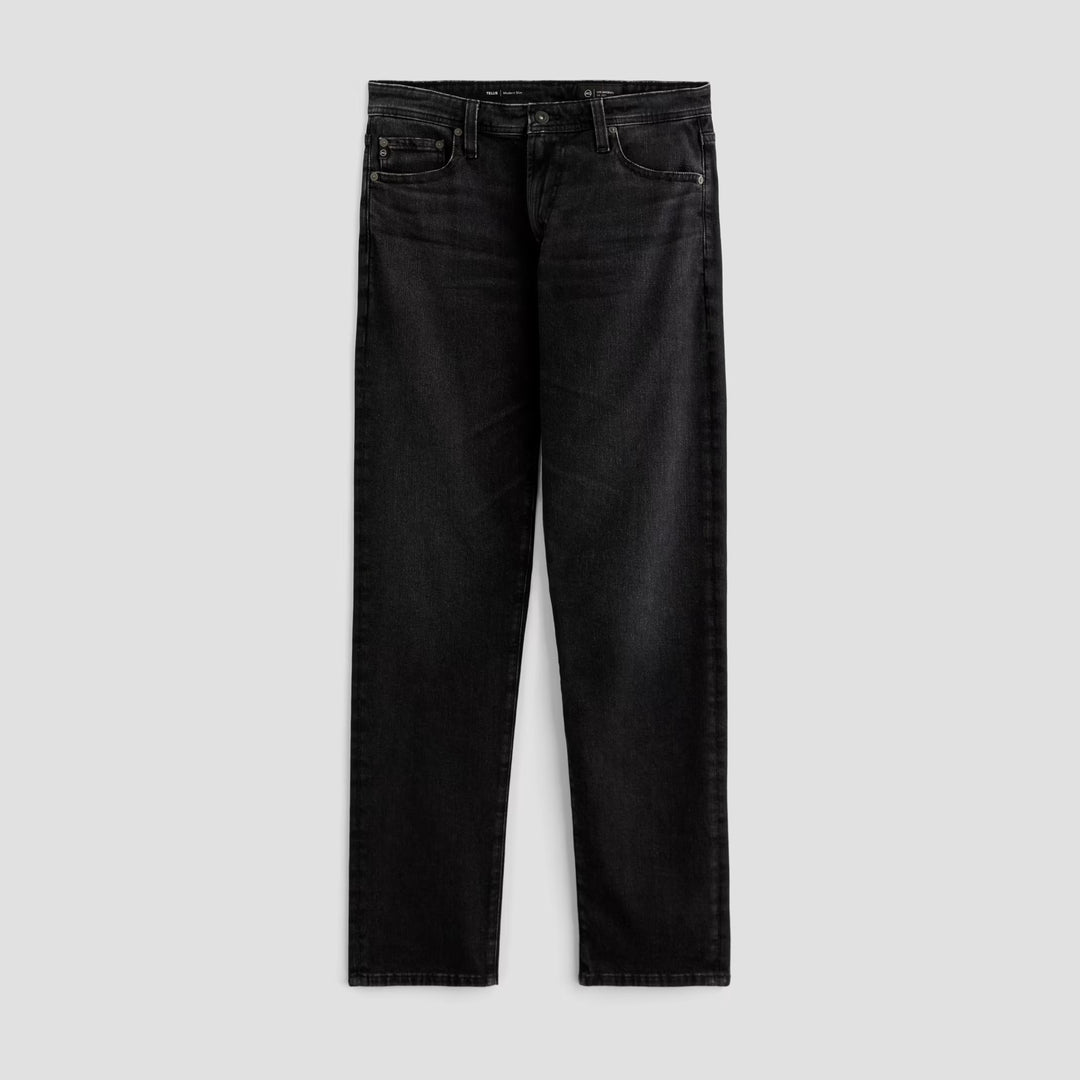Monarch (Black) Vapor Wash Cloud Soft Denim Tellis Modern Slim Fit Jeans - AG
