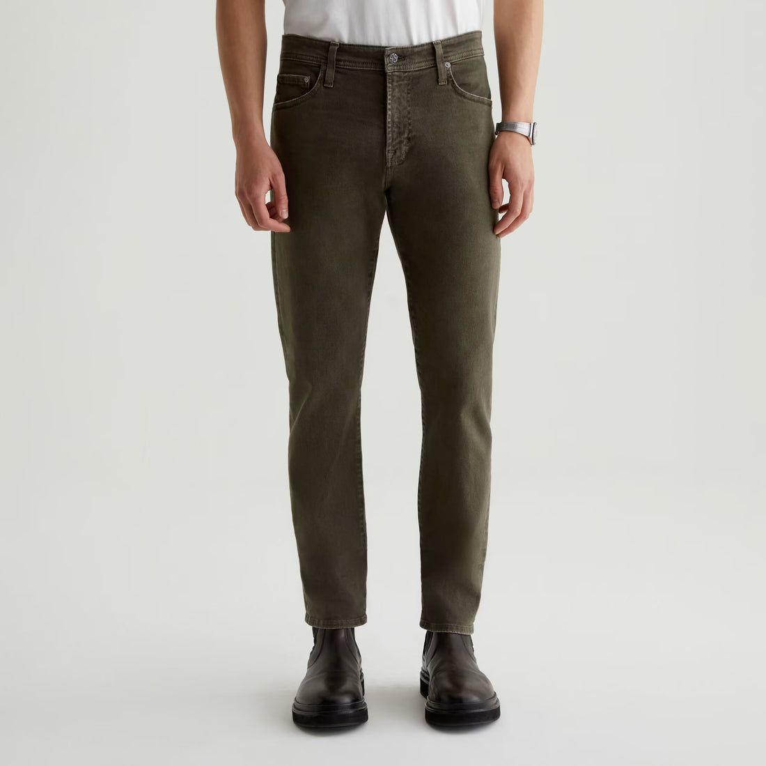7 Years Sulfur Dried Cedar (Green) Tellis Modern Slim Fit Jeans - AG