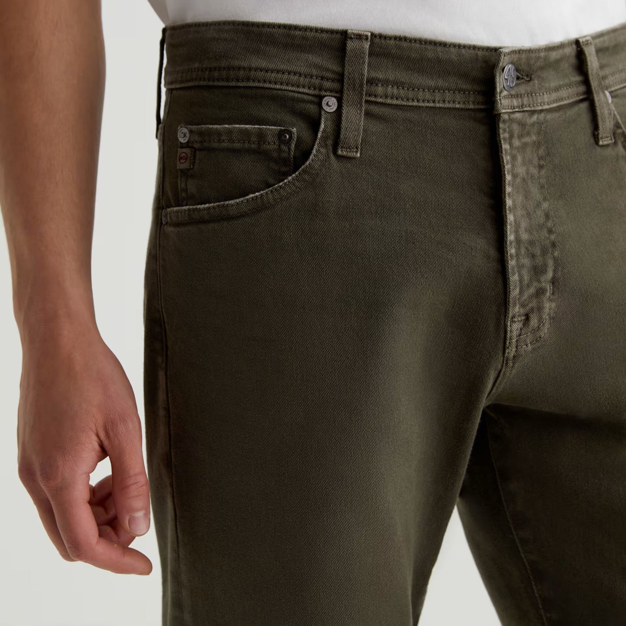 7 Years Sulfur Dried Cedar (Green) Tellis Modern Slim Fit Jeans - AG
