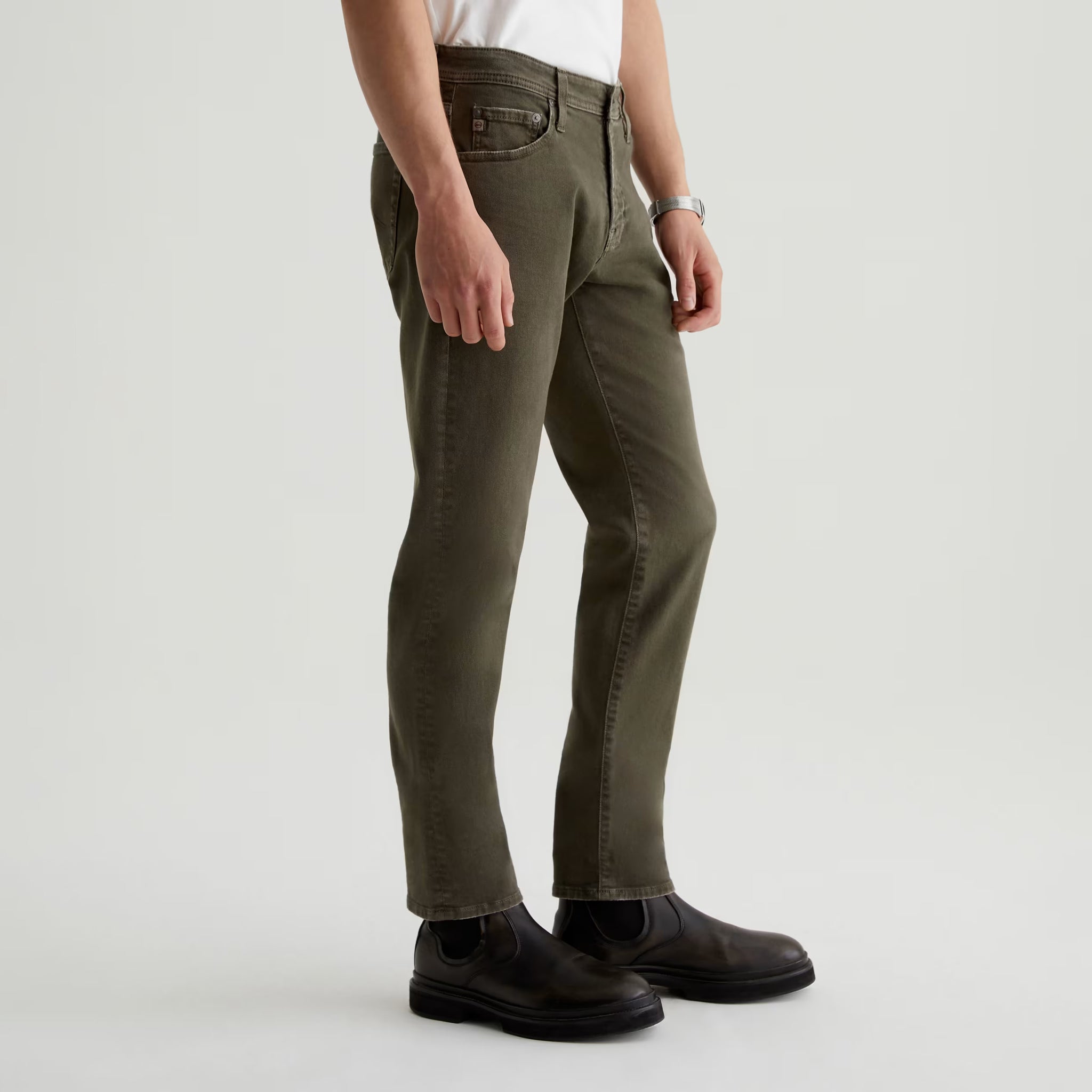 7 Years Sulfur Dried Cedar (Green) Tellis Modern Slim Fit Jeans - AG
