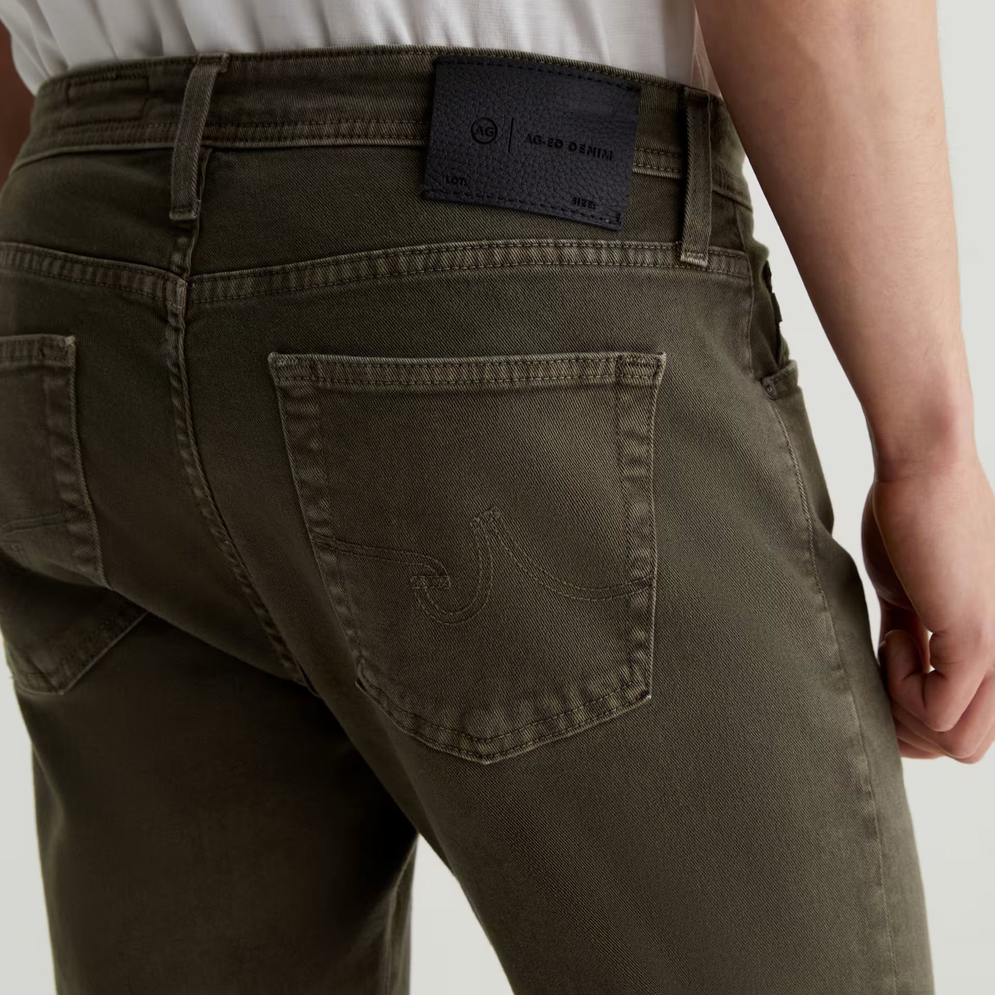 7 Years Sulfur Dried Cedar (Green) Tellis Modern Slim Fit Jeans - AG