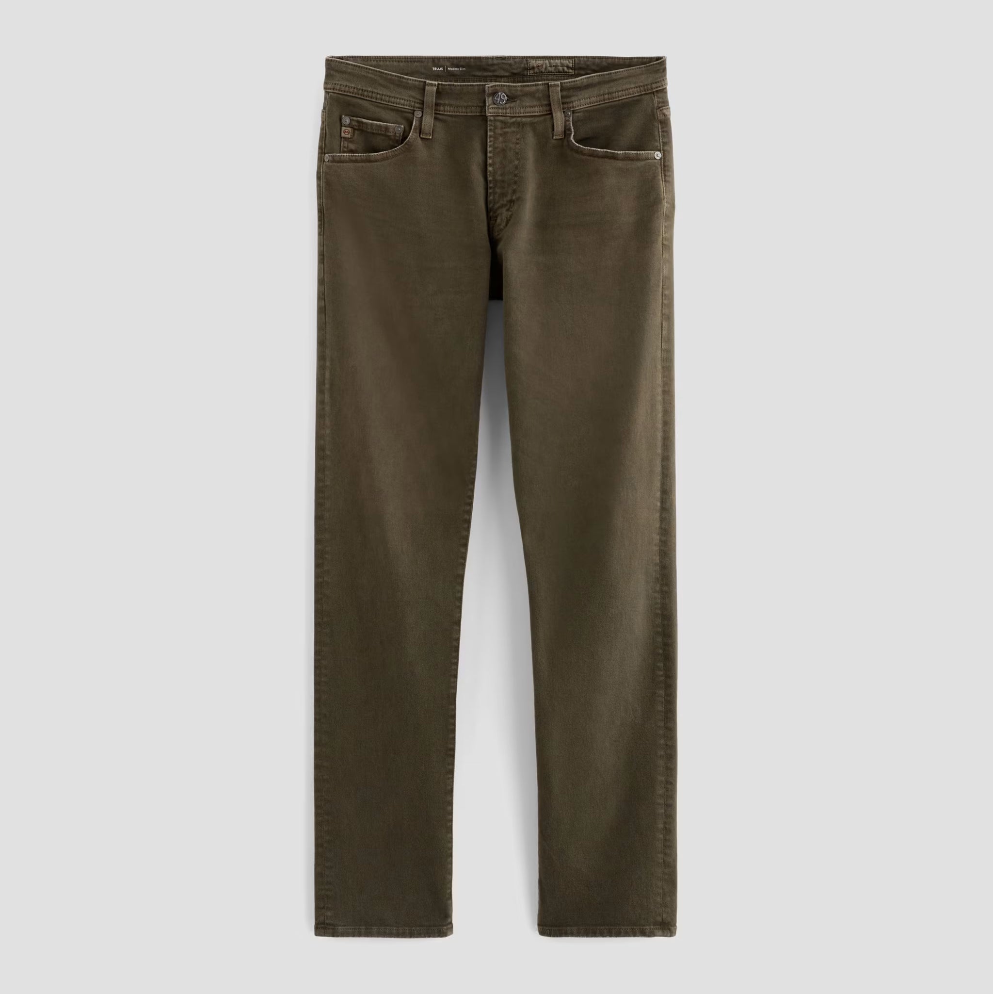 7 Years Sulfur Dried Cedar (Green) Tellis Modern Slim Fit Jeans - AG