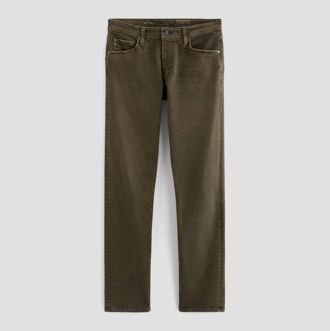 7 Years Sulfur Dried Cedar (Green) Tellis Modern Slim Fit Jeans - AG