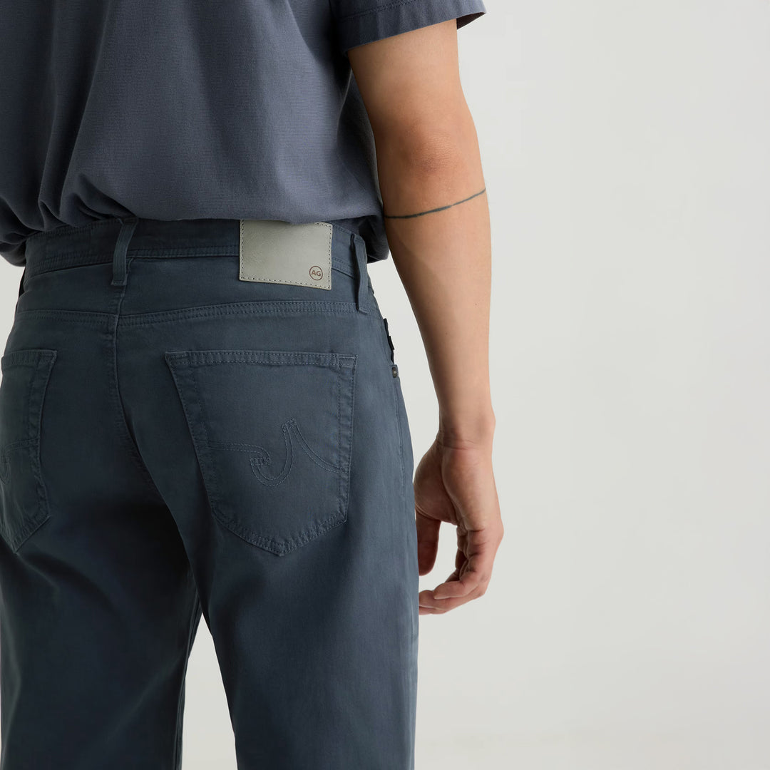 After Dusk (Steel Blue) Sueded Tellis Modern Slim Fit Pants - AG Jeans