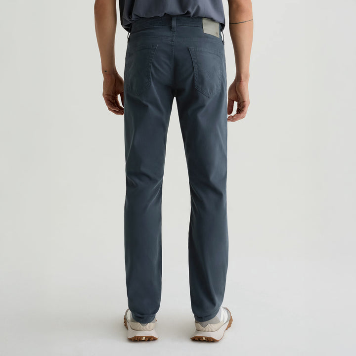 After Dusk (Steel Blue) Sueded Tellis Modern Slim Fit Pants - AG Jeans