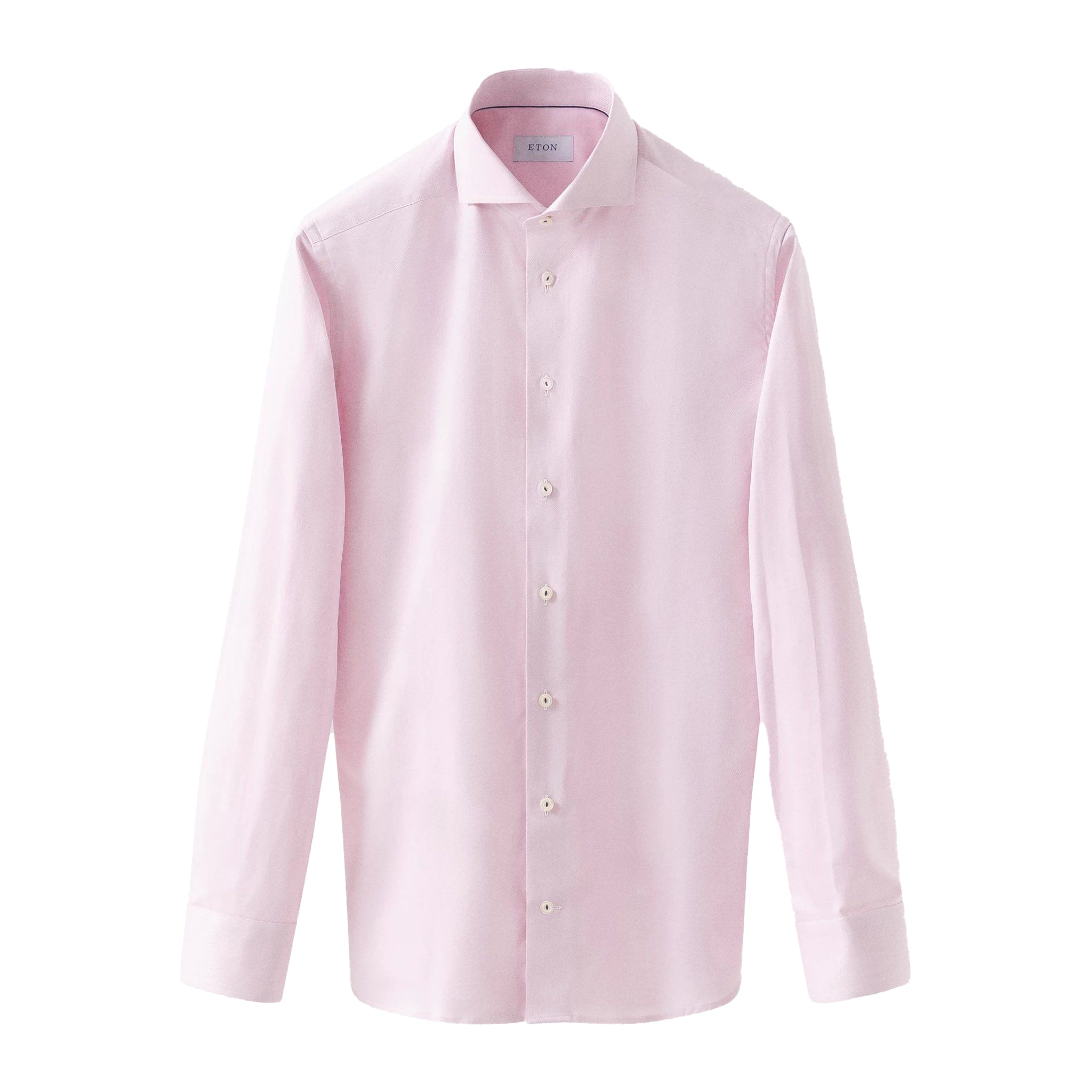 Pink Semi-Solid Signature Dobby Contemporary Fit Shirt - ETON