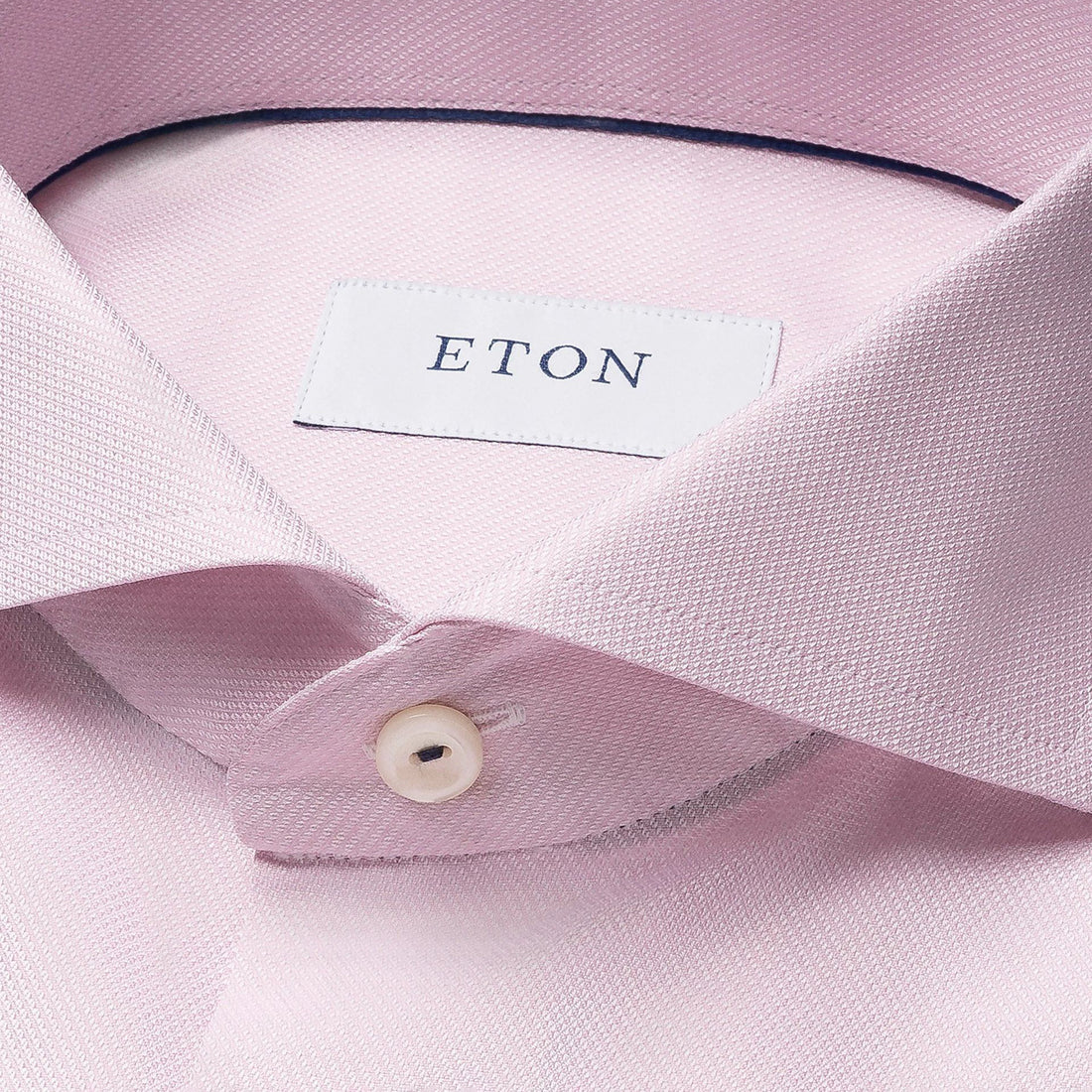 Pink Semi-Solid Signature Dobby Contemporary Fit Shirt - ETON