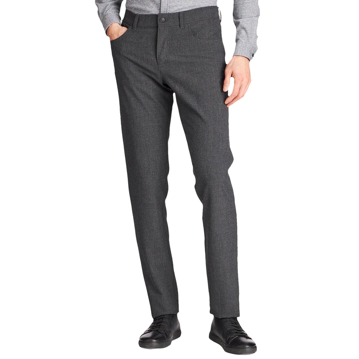 PIPE Ceramica Bankers Grey Five Pocket Dress Pants - Alberto