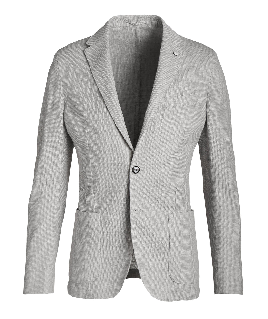 Ice Gray Linen-Cotton Jersey Unconstructed Sport Jacket - L.B.M 1911
