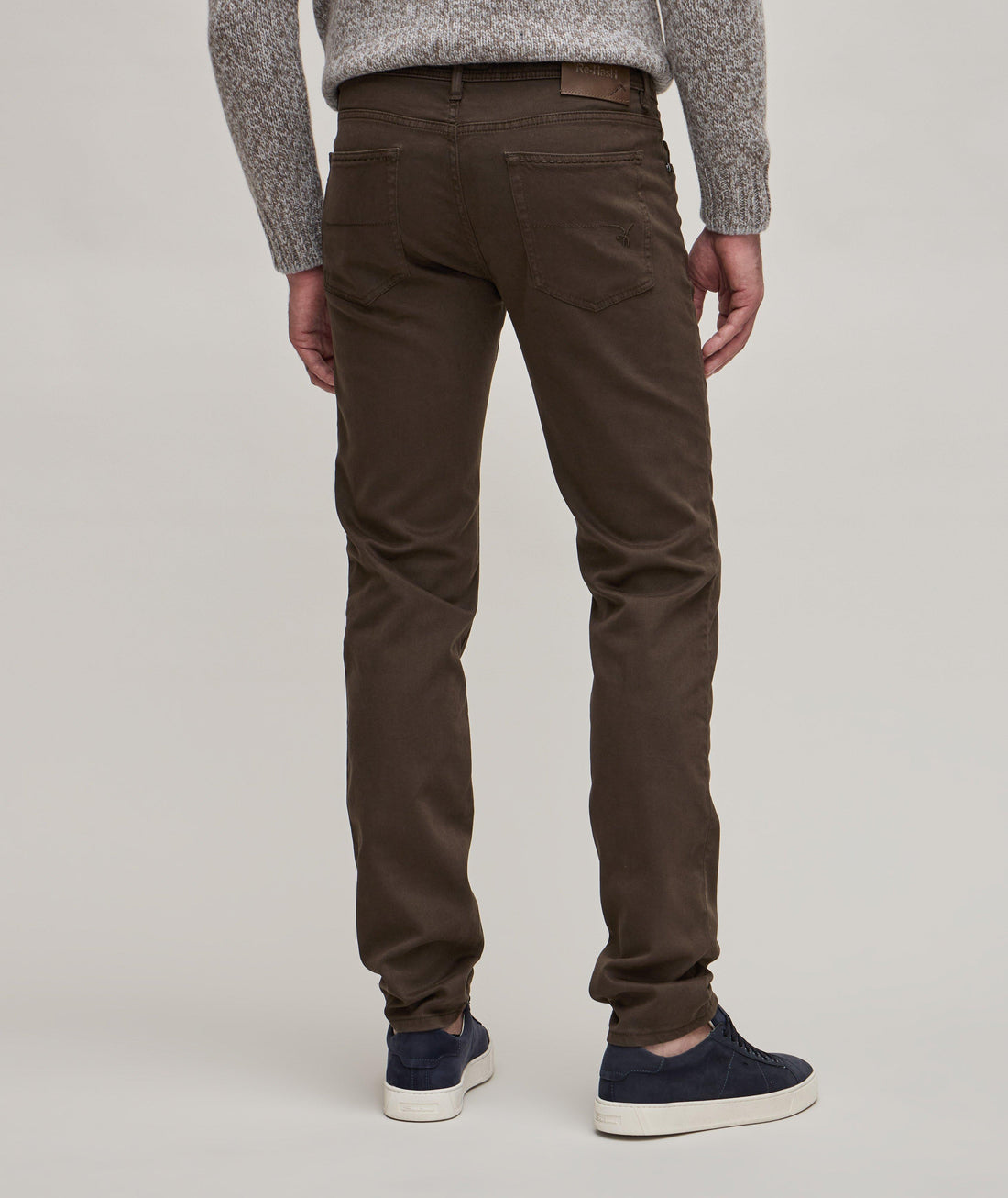 Brown Rubens Cotton Twill Five Pocket Pants - Re-Hash - Boutique Jacques International