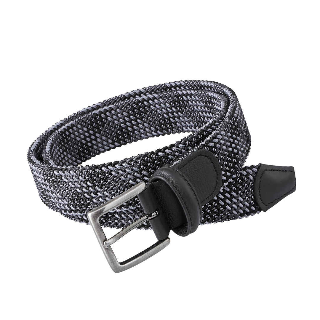 Dark Gray Multicolour Woven Belt - Anderson's