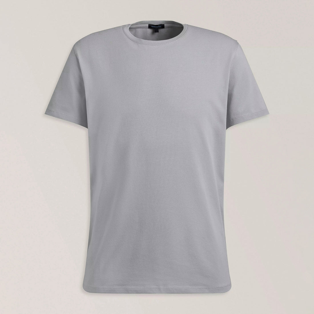 Sleet Gray Pima Cotton Stretch Iconic T-Shirt - Patrick Assaraf