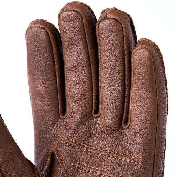 Chocolate Brown Deerskin Primaloft Leather Gloves - Hestra - Boutique Jacques International