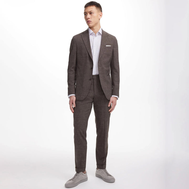 Brown Hampton Contemporary Fit Knit Suit - Jack Victor