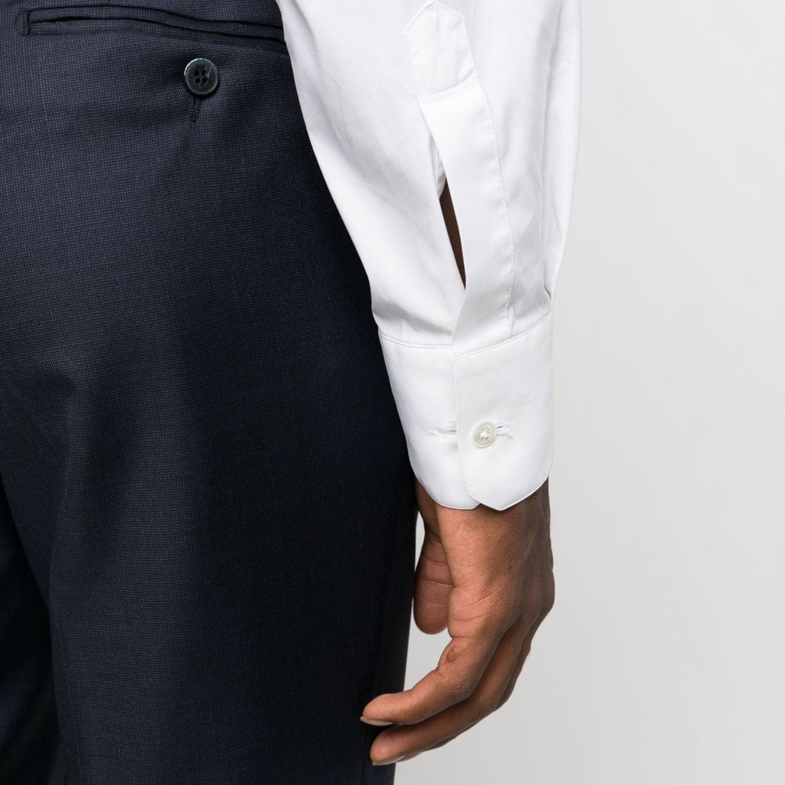 Blue Neat Mantua Contemporary Fit Suit - Luigi Bianchi - Boutique Jacques International