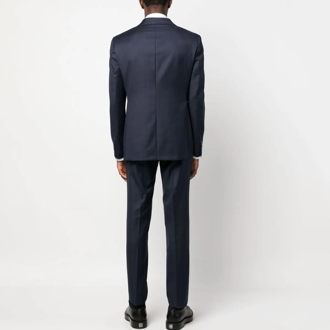 Blue Neat Mantua Contemporary Fit Suit - Luigi Bianchi - Boutique Jacques International