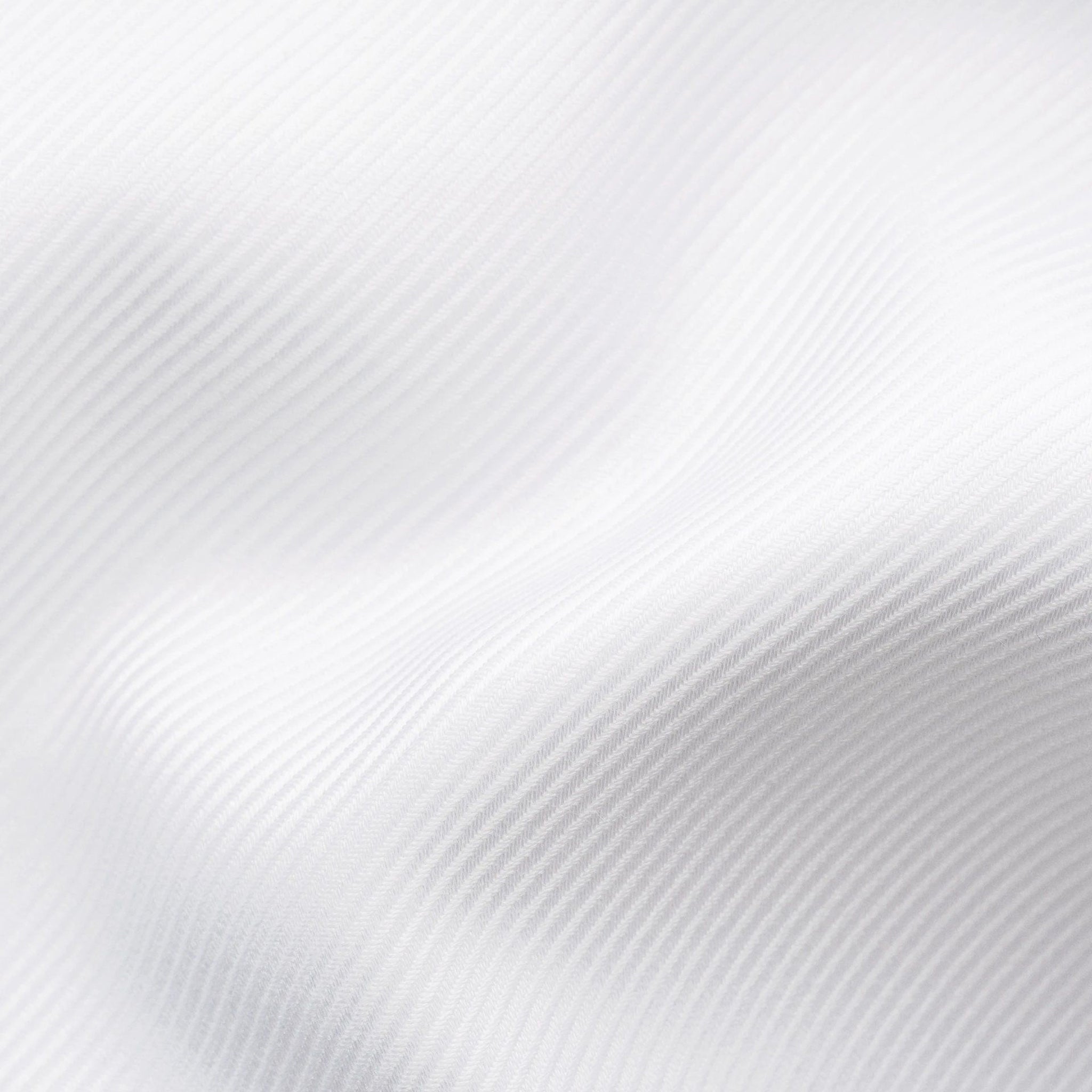 White Textured Twill Contemporary Fit Shirt w/ Geometric Effect Contrast - ETON