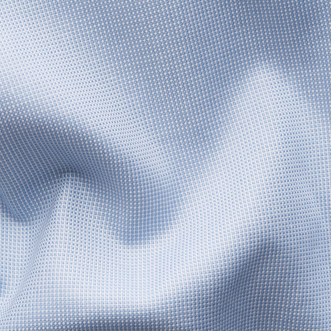 Blue Solid Signature Oxford Slim Fit Shirt - ETON