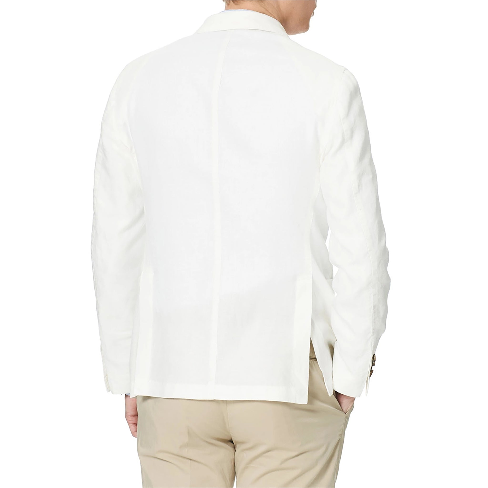 White Cotton L.B.M 1911 Sport Coat - Boutique Jacques International