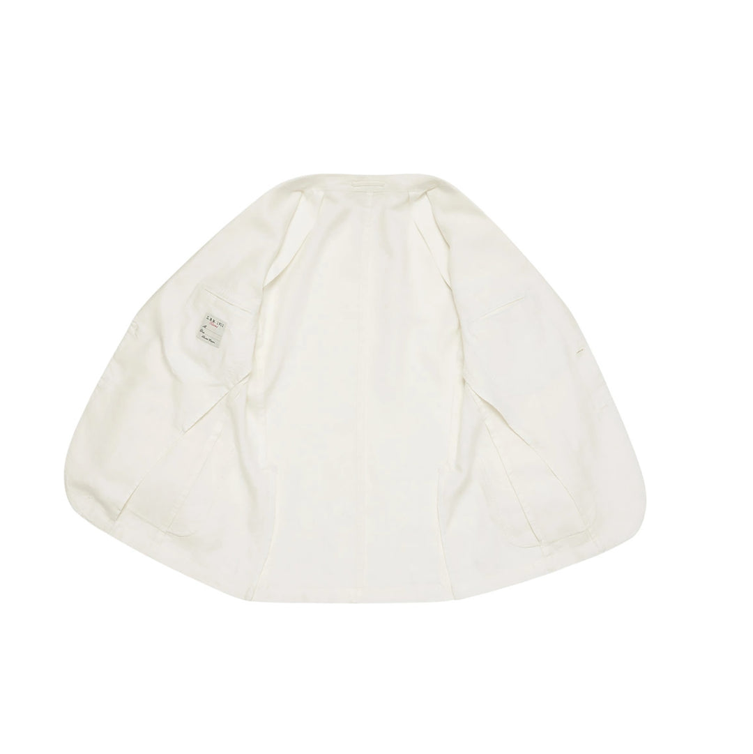 White Cotton L.B.M 1911 Sport Coat - Boutique Jacques International
