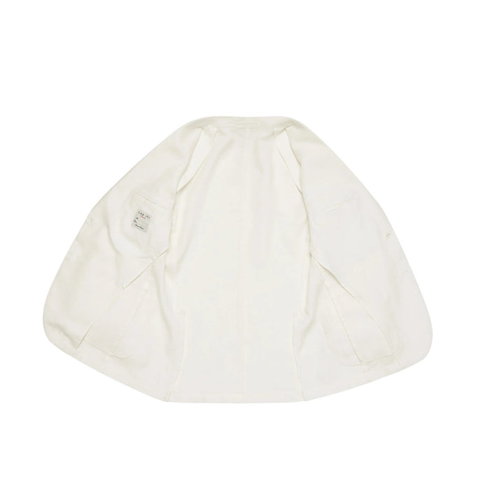 White Cotton L.B.M 1911 Sport Coat - Boutique Jacques International