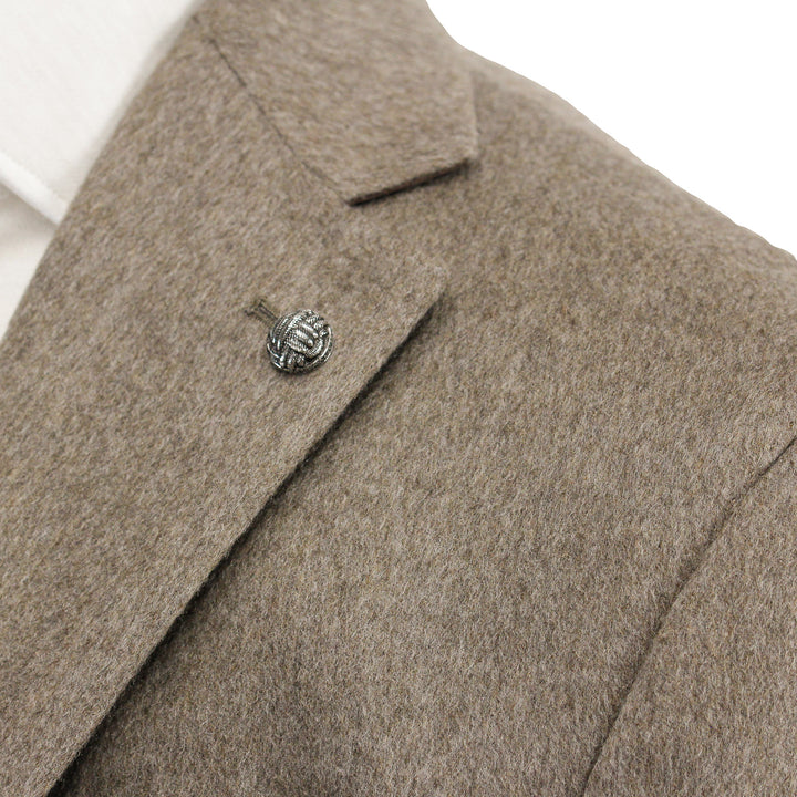 Hazelnut Cashmere Delta Contemporary Fit Sport Jacket - Jack Victor