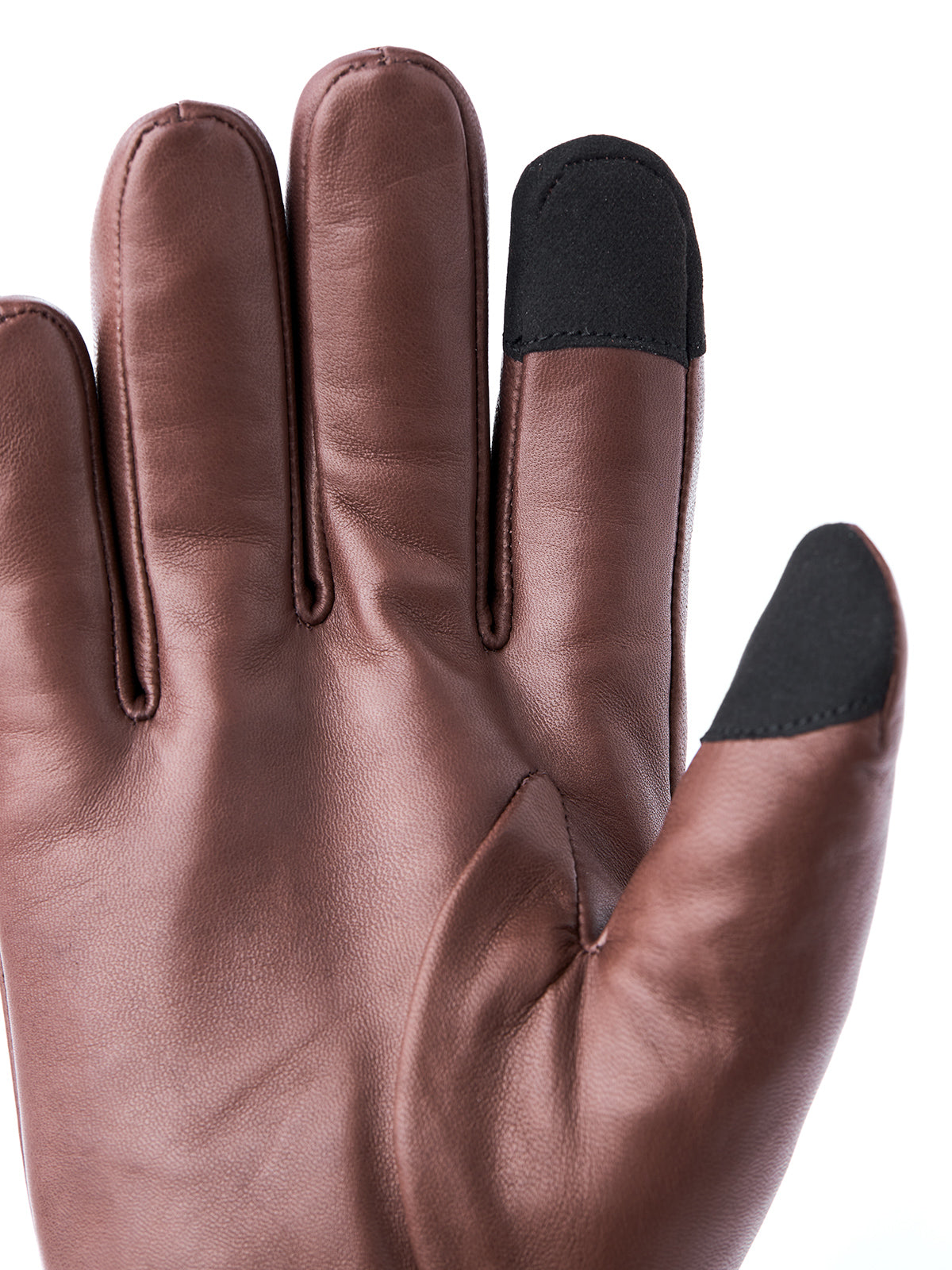 John Brown Leather Touchscreen Leather Gloves - Hestra - Boutique Jacques International