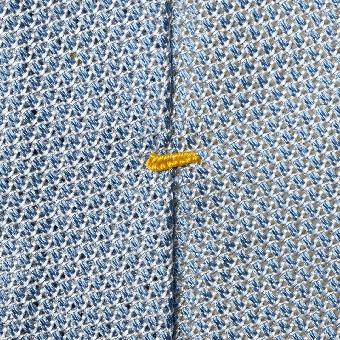 Light Blue Grenadine Silk Tie - ETON