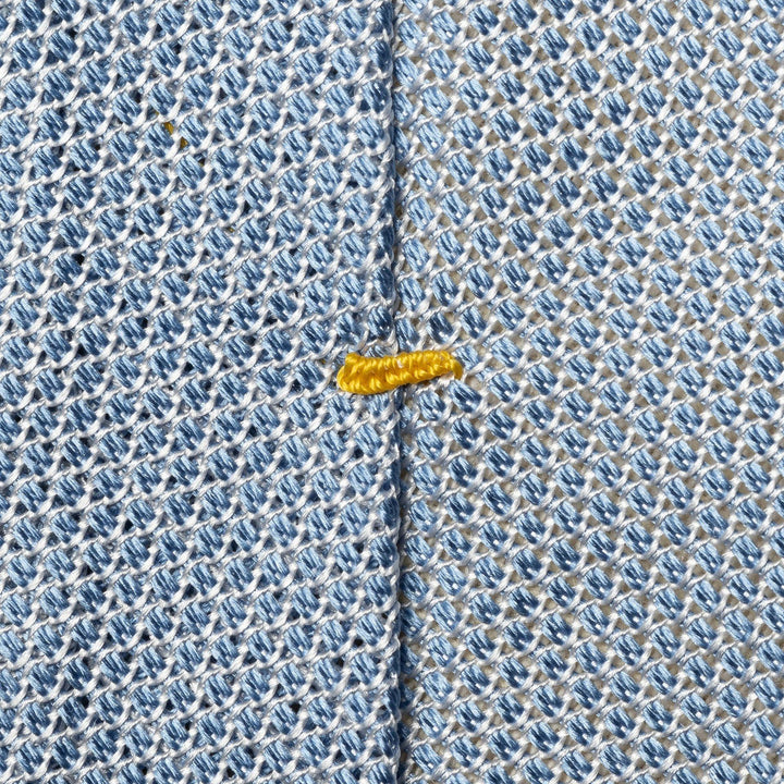 Light Blue Grenadine Silk Tie - ETON