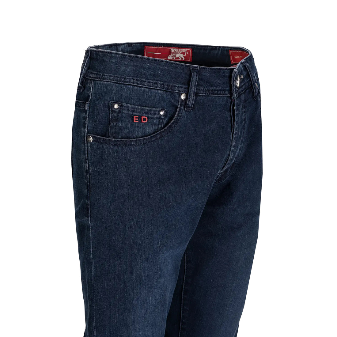 Blue Black Used R-Elax Michelangelo Modern Fit Super-Stretch Denim - TRAMAROSSA - Boutique Jacques International