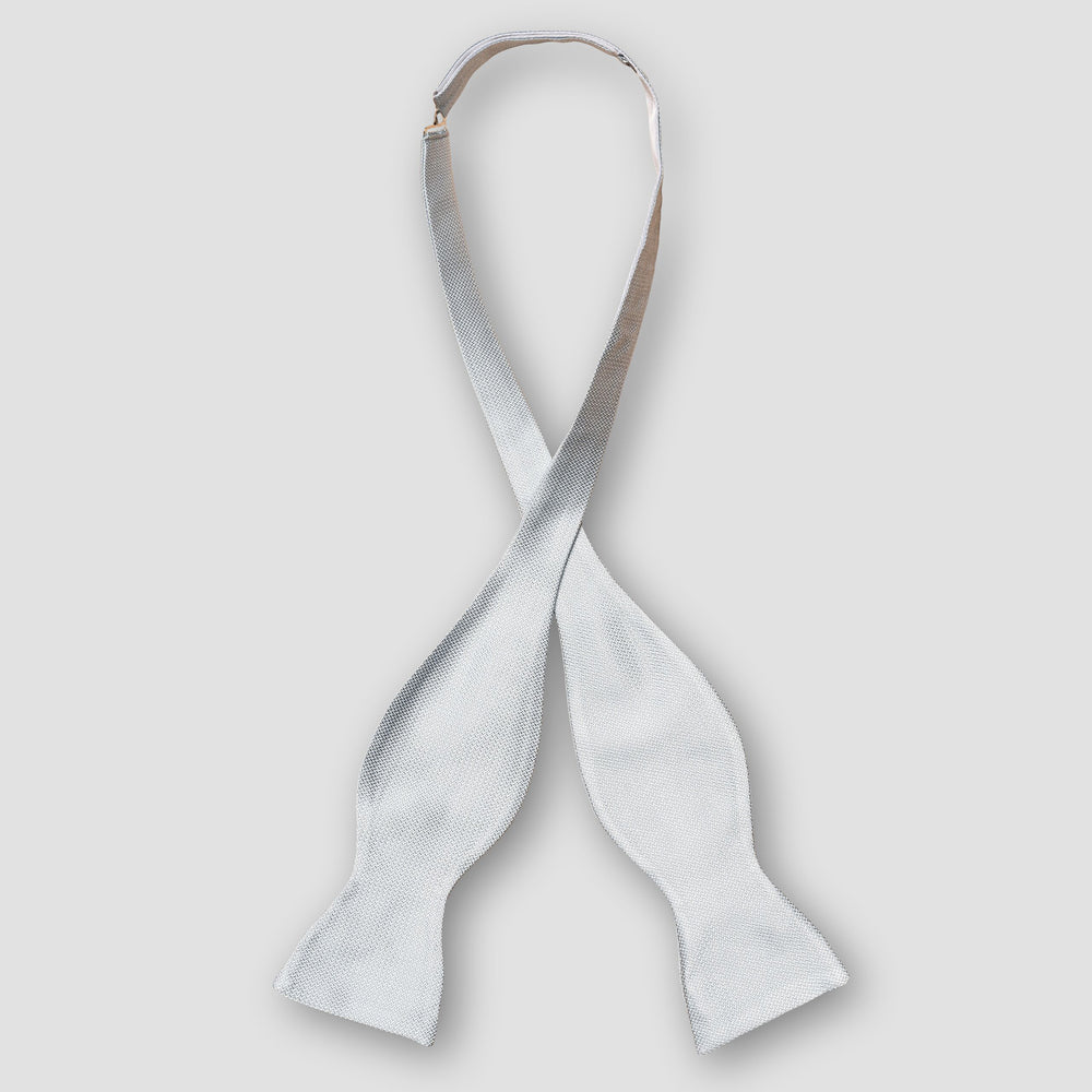 Light Blue Semi Solid Silk Ready-Tied Bow Tie – ETON - Boutique Jacques International