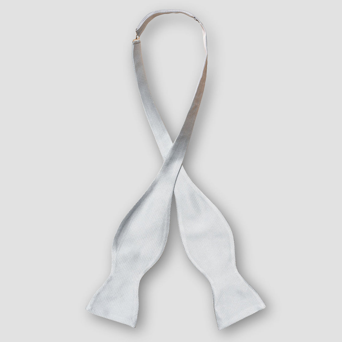 Light Blue Semi Solid Silk Ready-Tied Bow Tie – ETON