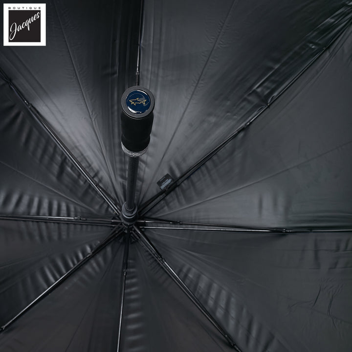Navy & Gold Shark Monogram Umbrella - Paul & Shark - Boutique Jacques International