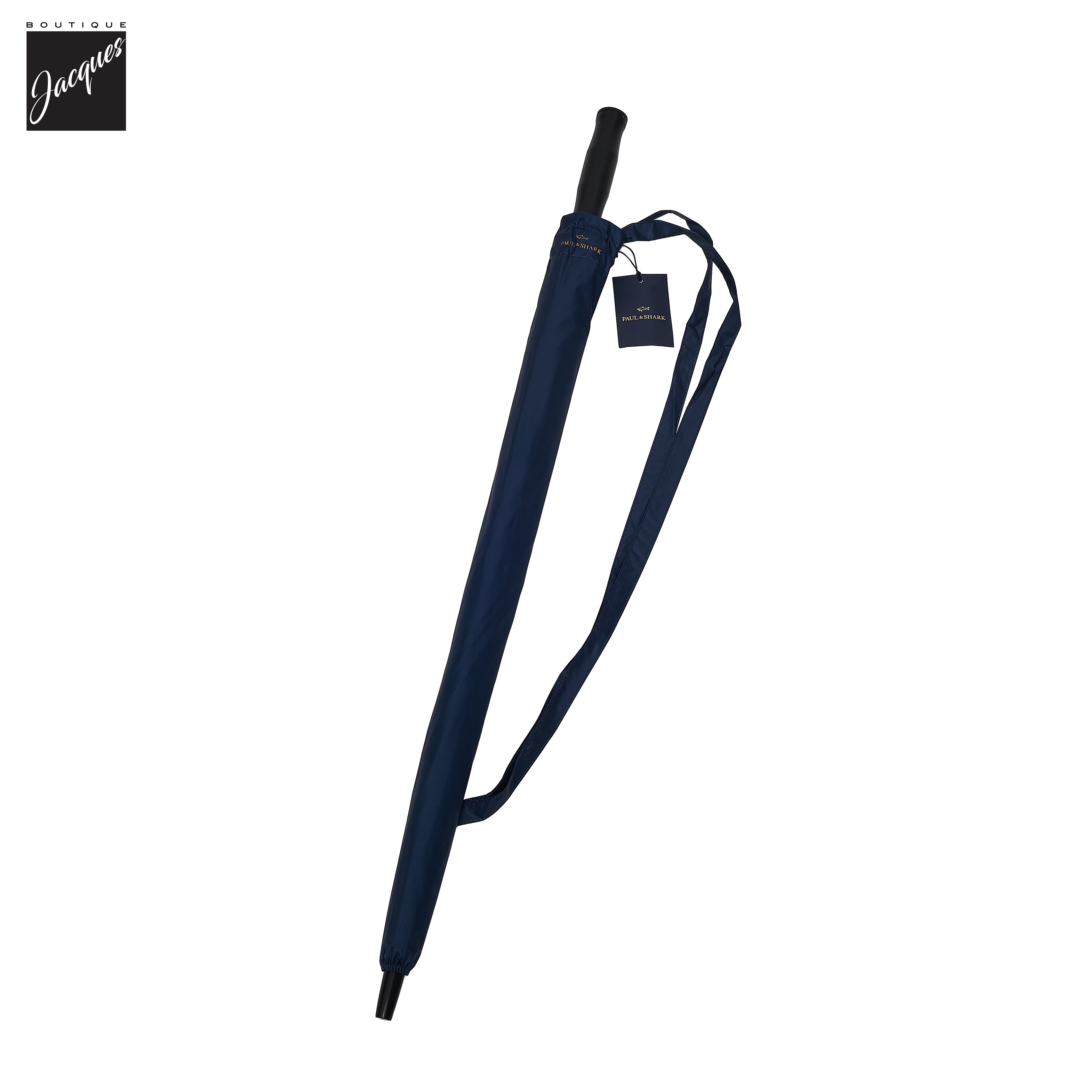 Navy & Gold Shark Monogram Umbrella - Paul & Shark - Boutique Jacques International