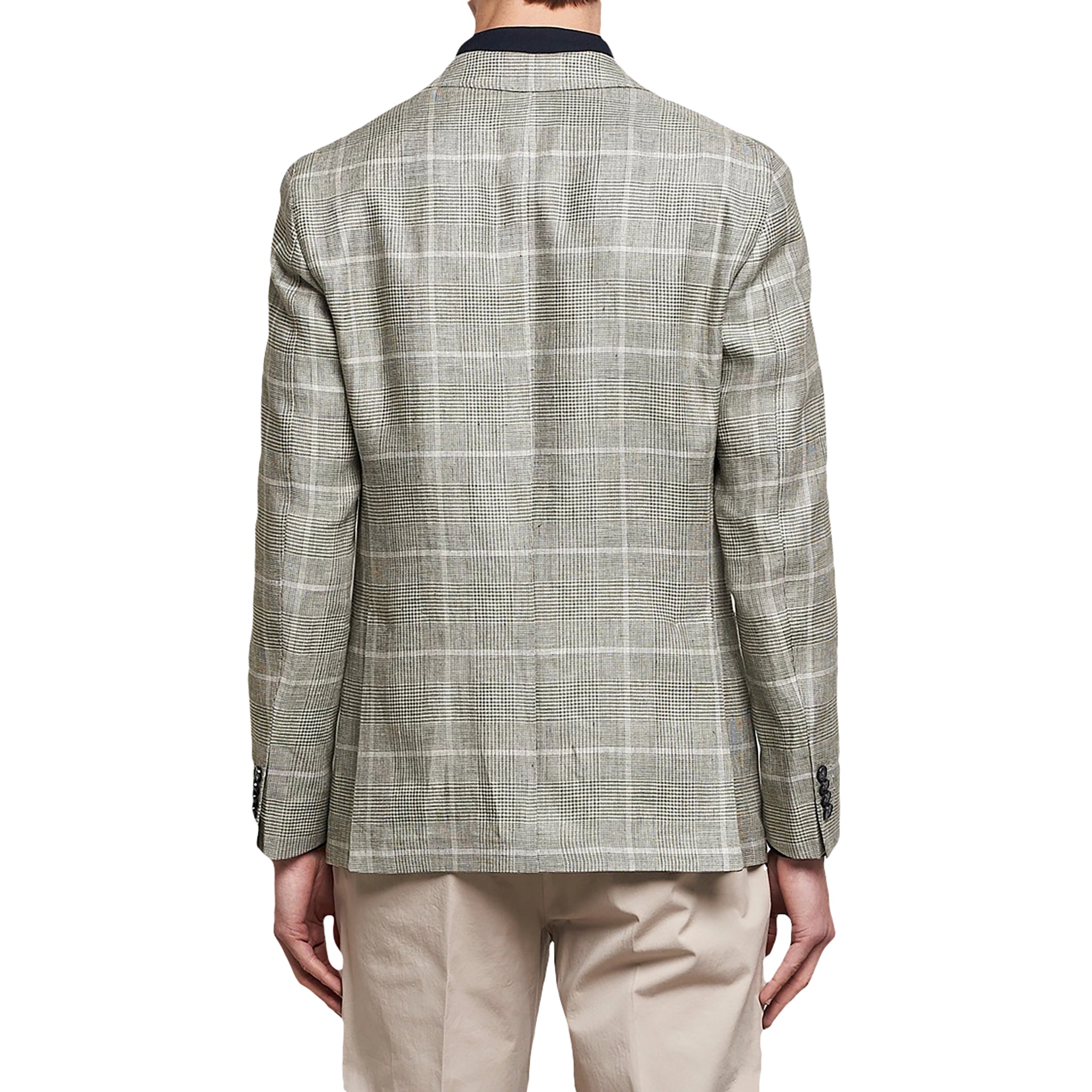 Green Linen Unconstructed Jacket - LBM 1911 - Boutique Jacques International