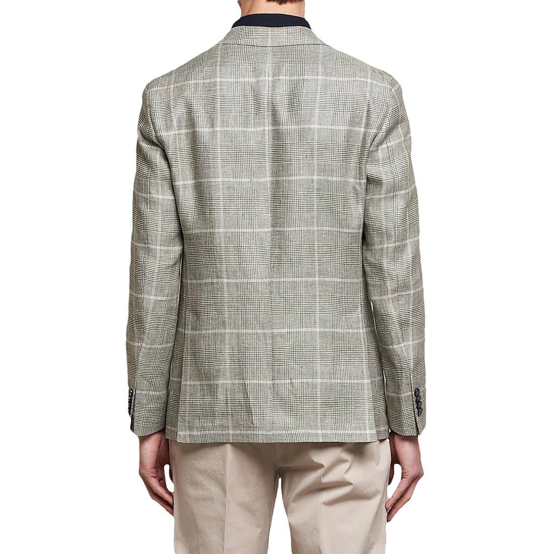 Green Linen Unconstructed Jacket - LBM 1911 - Boutique Jacques International