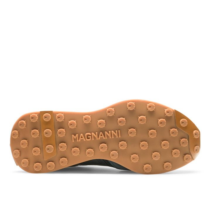Light Blue Leather Romero II Sneaker - Magnanni - Boutique Jacques International