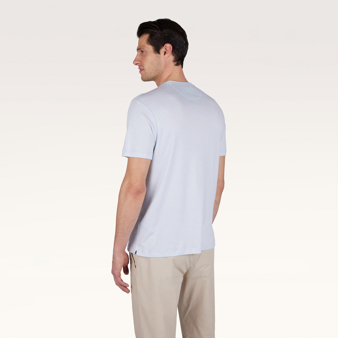 Arctic Blue XSoft Cotton-Lyocell Crew Neck T-Shirt - Paul & Shark - Boutique Jacques International