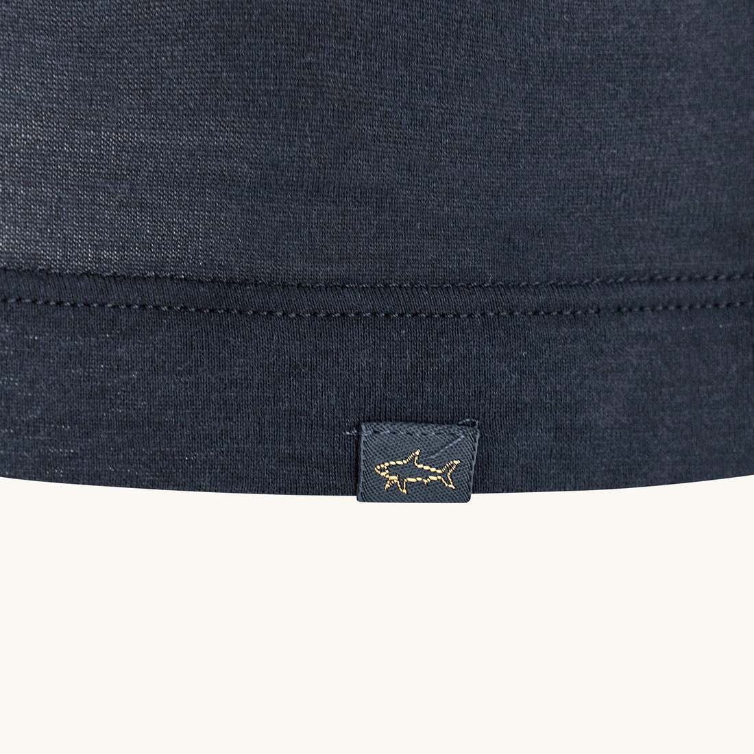 Navy Blue Silk-Cotton Polo Shirt - Paul & Shark - Boutique Jacques International