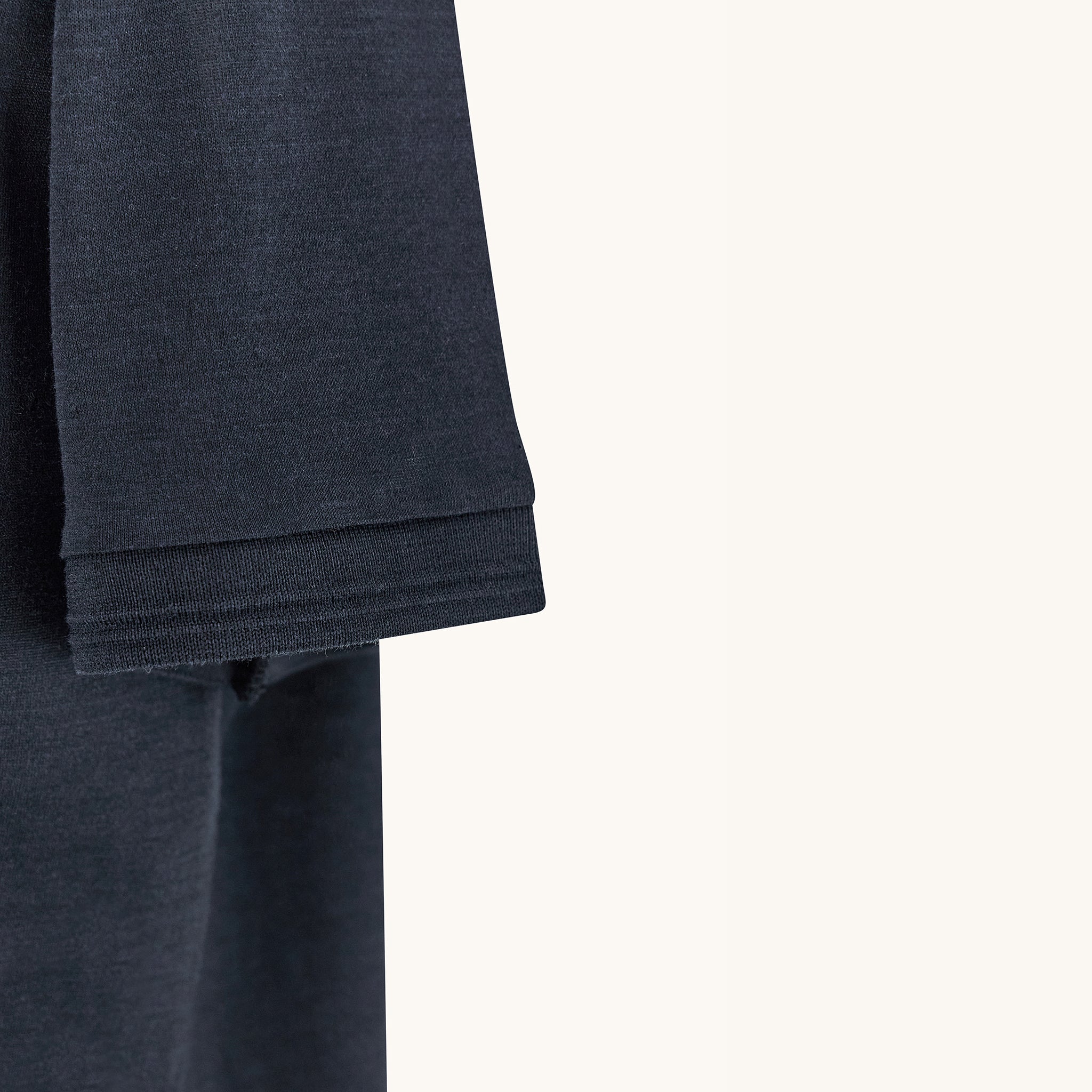 Navy Blue Silk-Cotton Polo Shirt - Paul & Shark - Boutique Jacques International