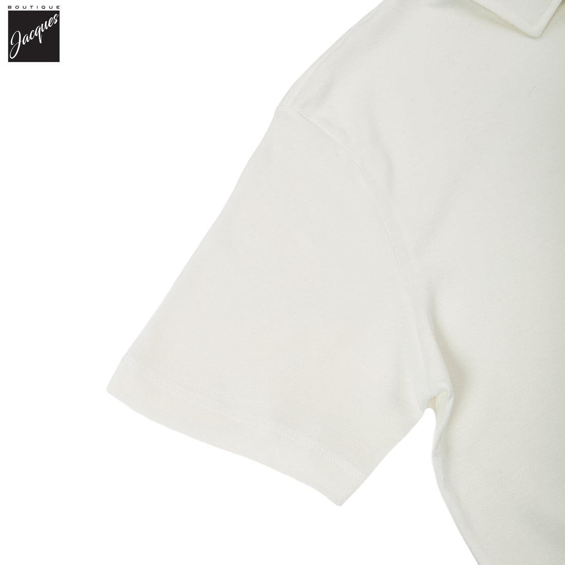 White XSoft Cotton-Lyocell Interlock Polo Shirt - Paul & Shark - Boutique Jacques International