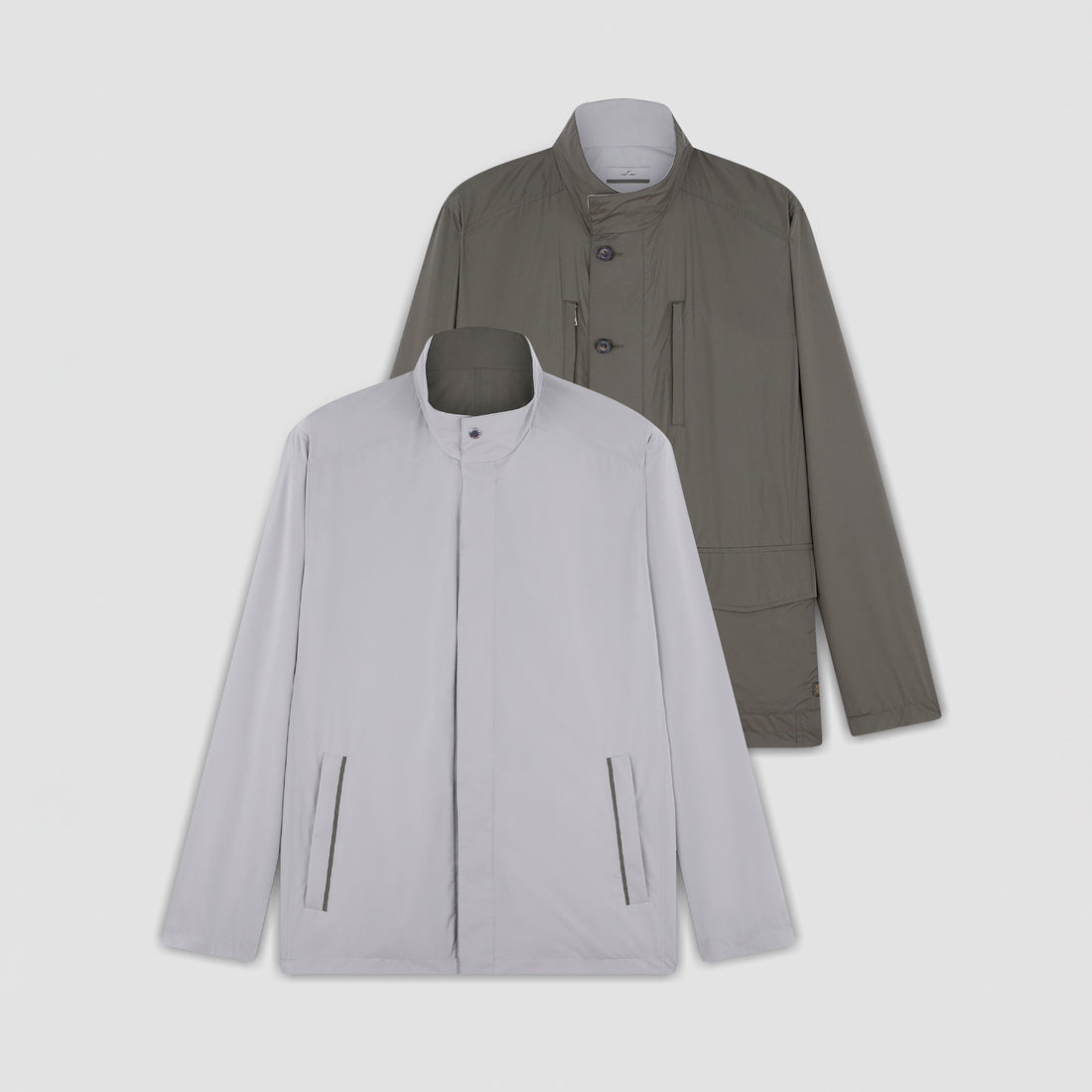 Gray & Green Typhoon® Platinum Reversible Field Jacket - Paul & Shark