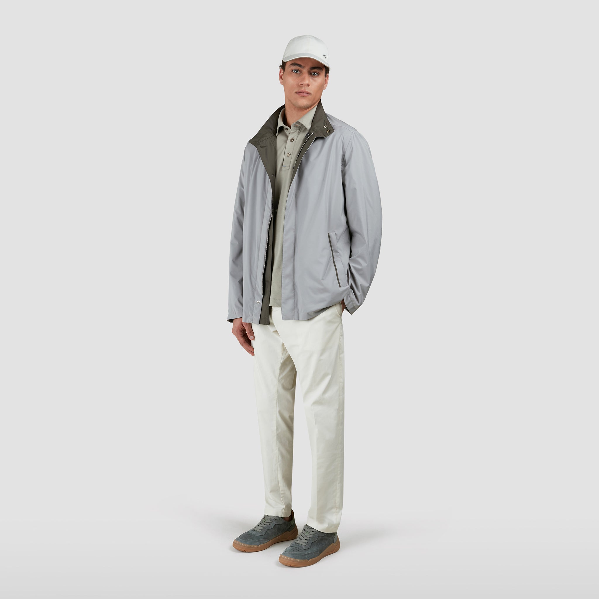 Gray & Green Typhoon® Platinum Reversible Field Jacket - Paul & Shark