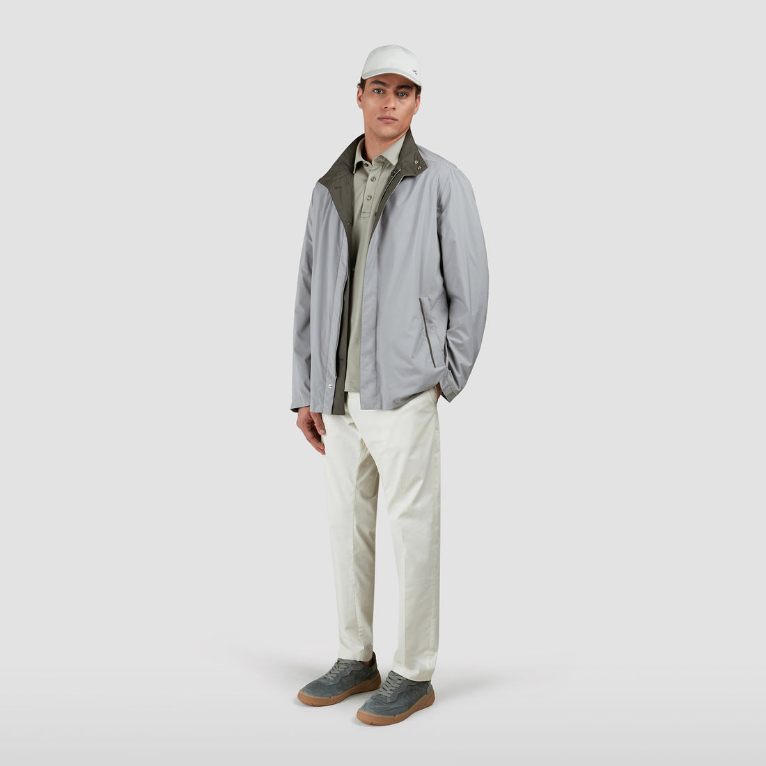 Gray & Green Typhoon® Platinum Reversible Field Jacket - Paul & Shark